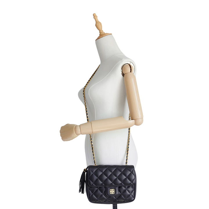 4G Matelasse Quilted Leather Tassel Chain Bag