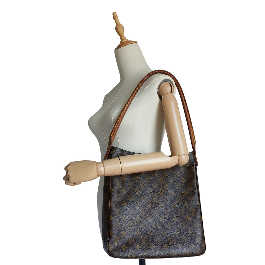 Looping GM Monogram Canvas Shoulder Bag