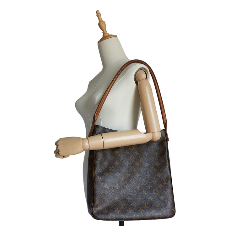 Looping GM Monogram Canvas Shoulder Bag