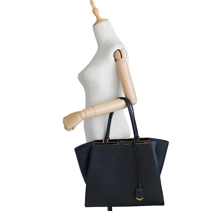 3Jours Large Vitello Elite Leather Bag