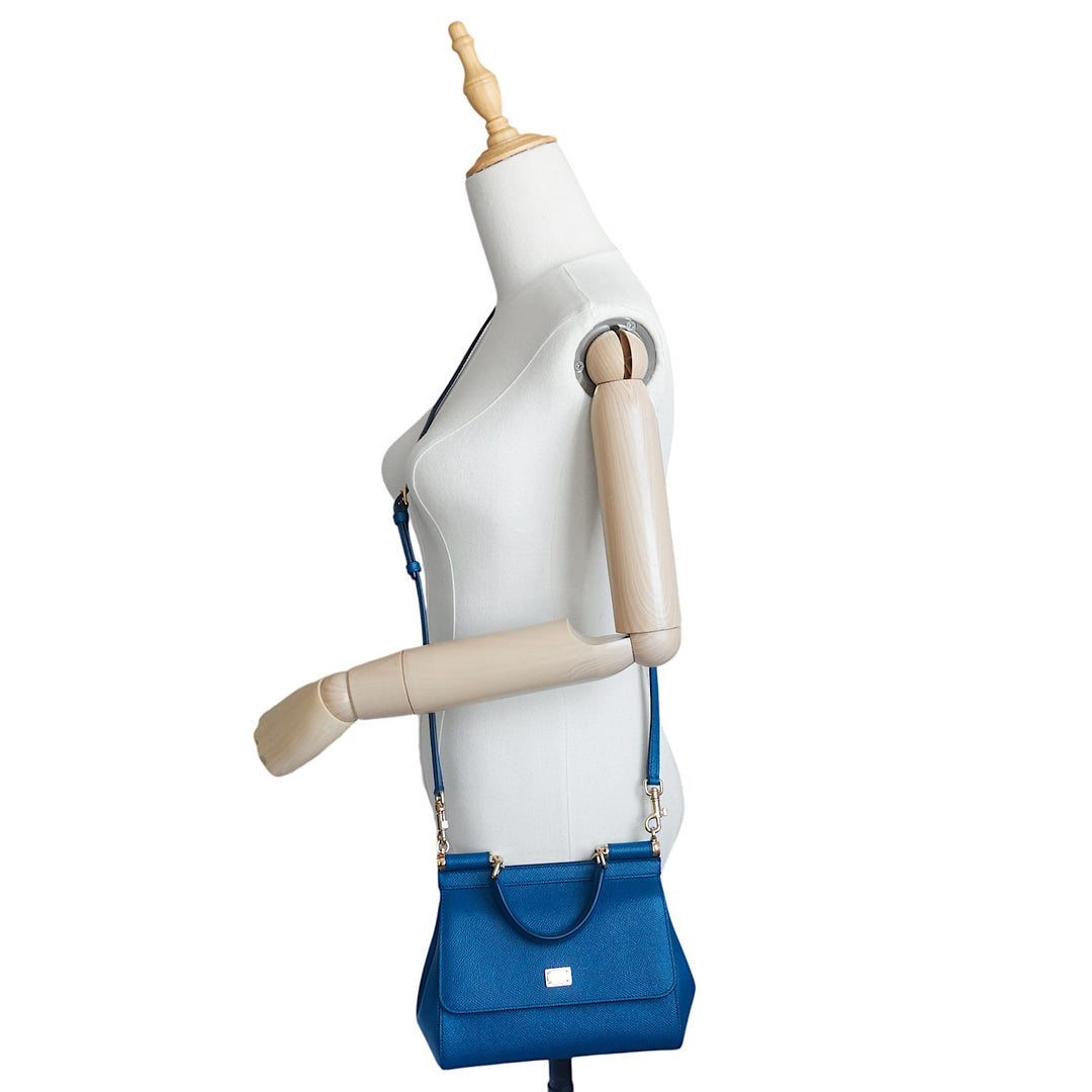 Sicily Mini Dauphine Leather Bag