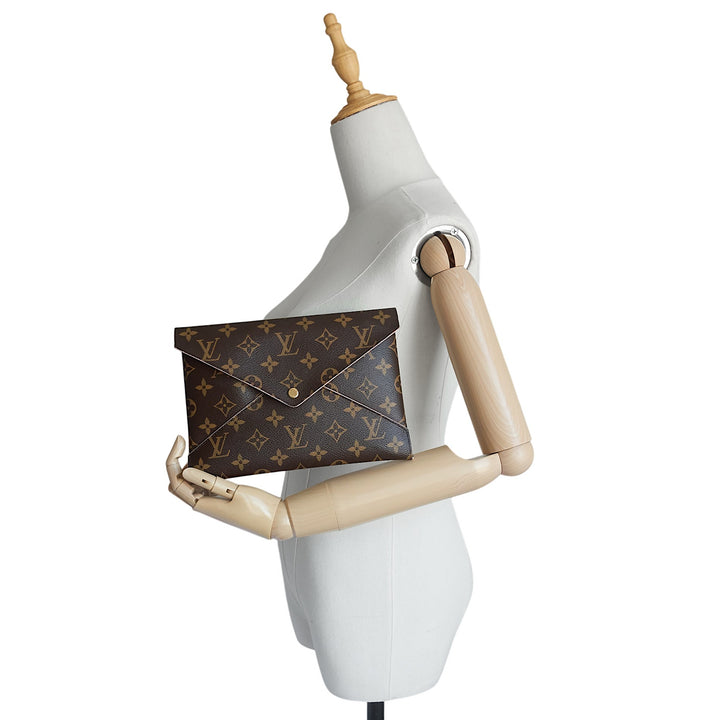 Kirigami Monogram Canvas Pochette Set