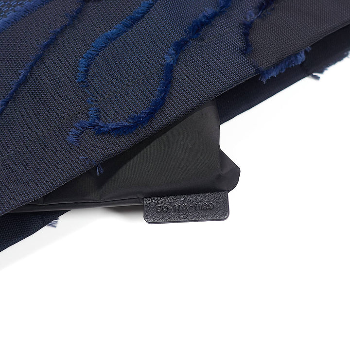 Camouflage Canvas Embroidered DiorDouble Zip Pouch