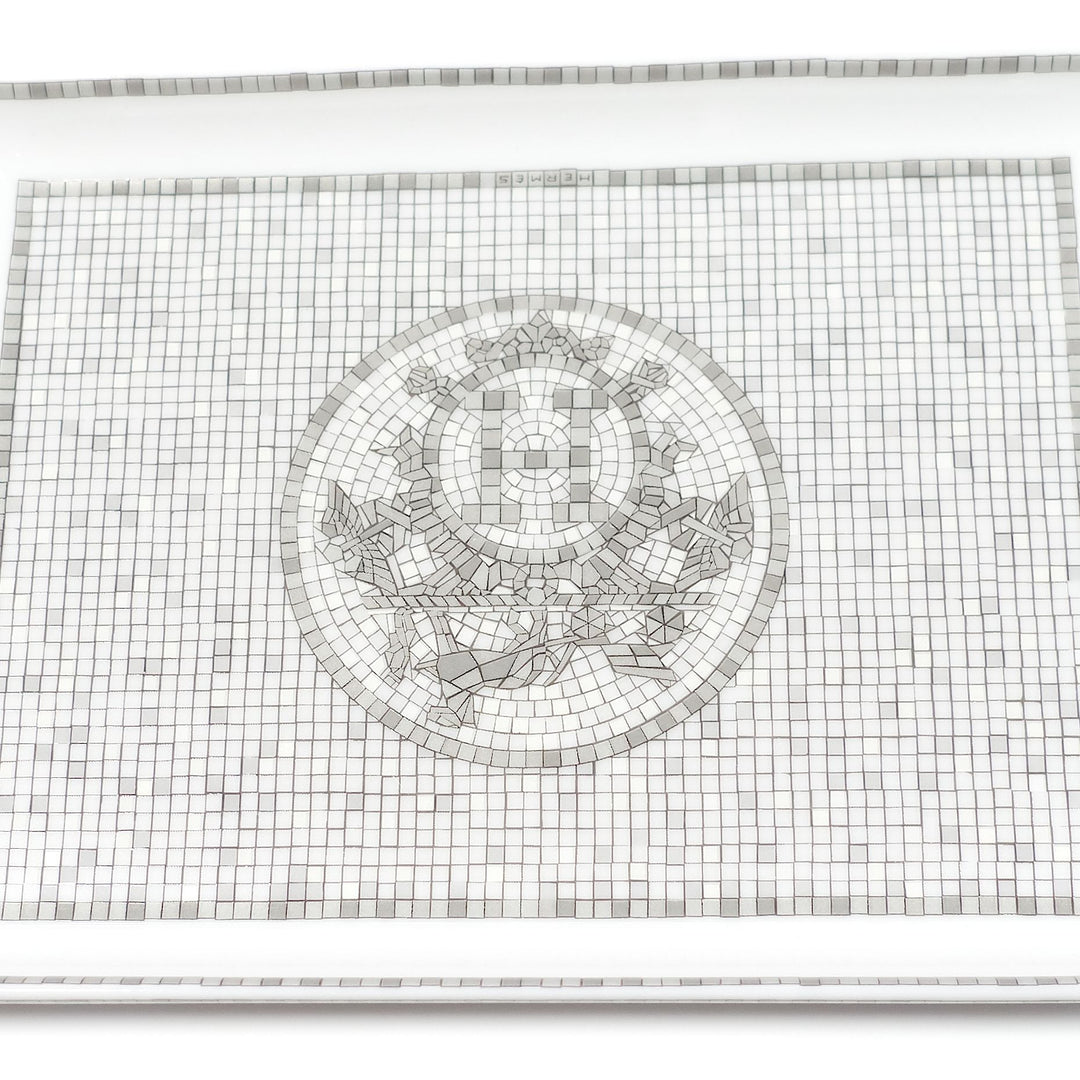 Mosaique au 24 Small Platinum Tray