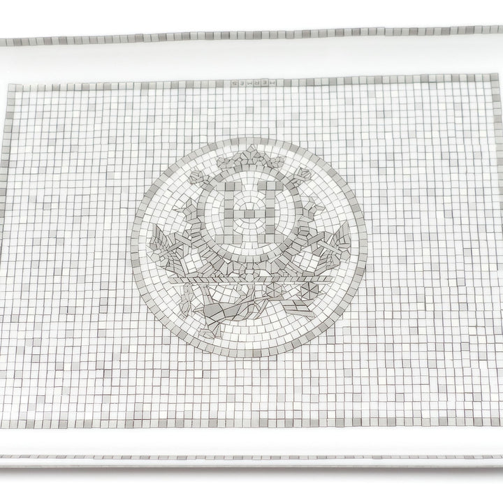 Mosaique au 24 Small Platinum Tray