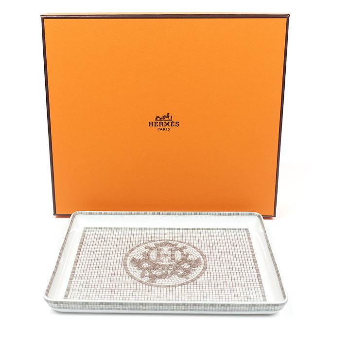 Mosaique au 24 Small Platinum Tray