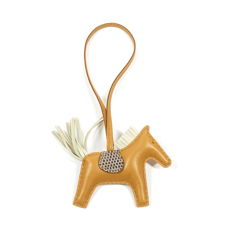 Rodeo Milo Touch PM Grigri Lambskin Lizard Bag Charm
