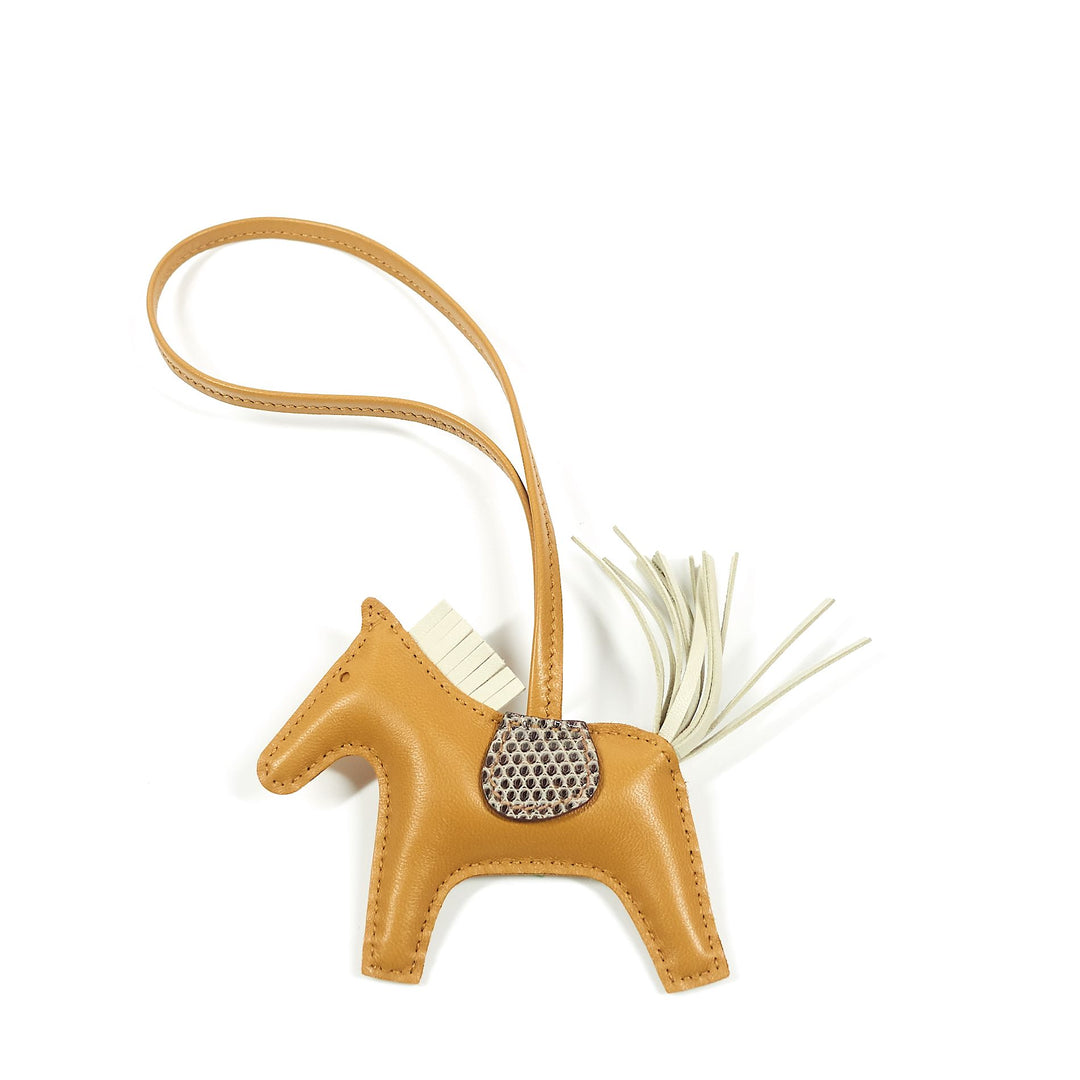 Rodeo Milo Touch PM Grigri Lambskin Lizard Bag Charm