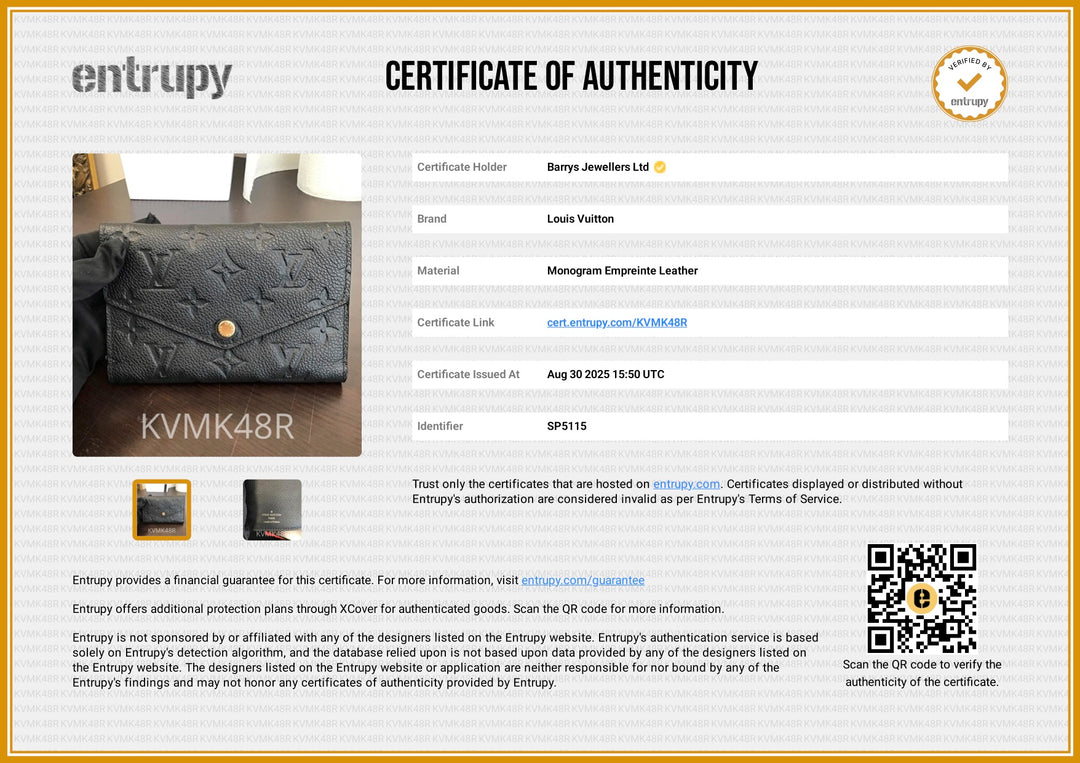 Empreinte Monogram Black Leather Curieuse Wallet