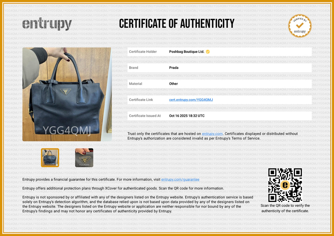 Black Calf Twin Pocket Vitello Daino Tote Bag