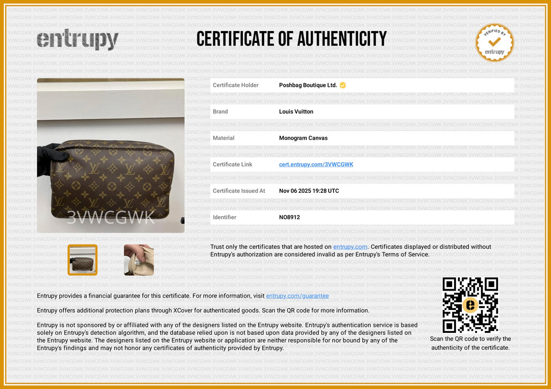 Monogram Canvas Trousse 28 Bag