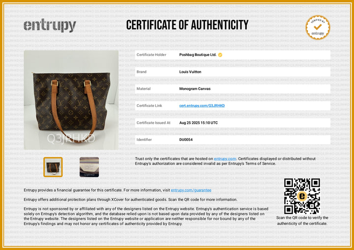 Cabas Piano Monogram Canvas Bag