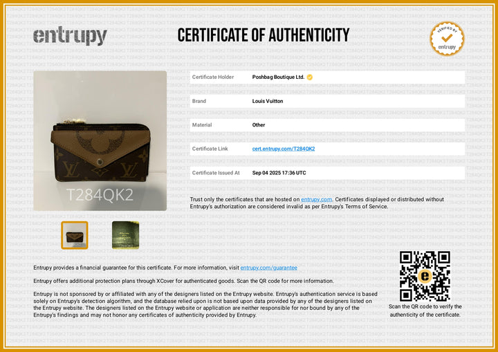 Recto Verso Reverse Monogram Canvas Card Holder