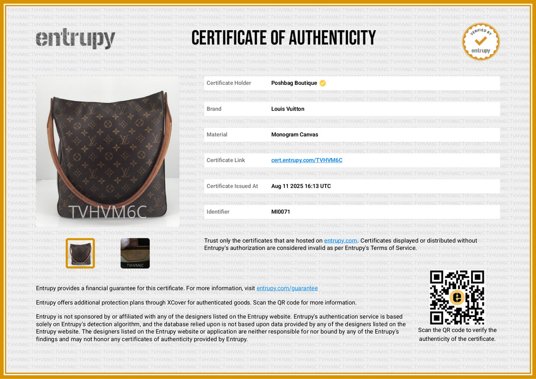 Looping GM Monogram Canvas Shoulder Bag