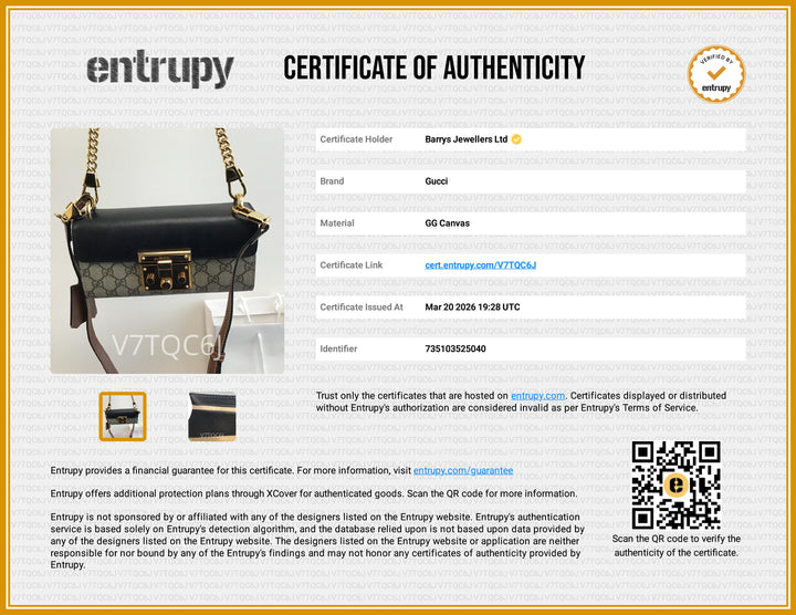 Padlock Small GG Supreme Shoulder Bag