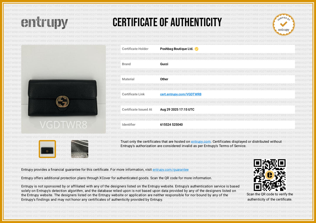 Dollar Interlocking G Continental Leather Wallet