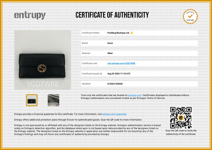 Dollar Interlocking G Continental Leather Wallet