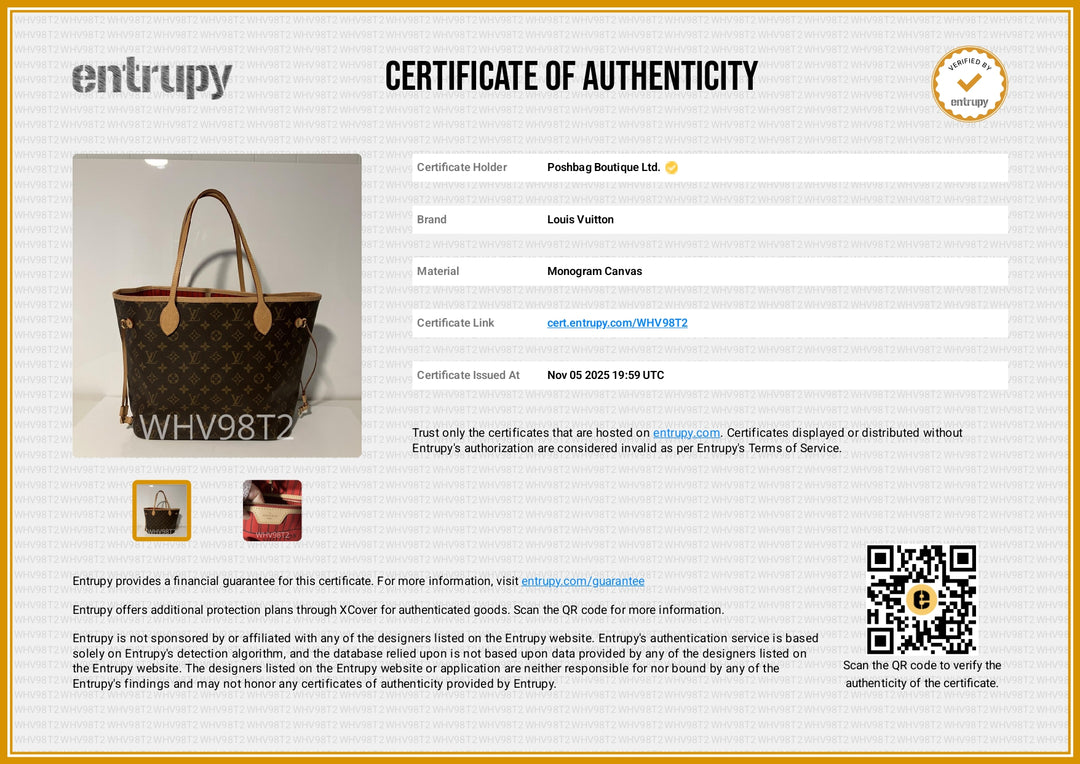 Neverfull MM Monogram Canvas Tote Bag with Pochette