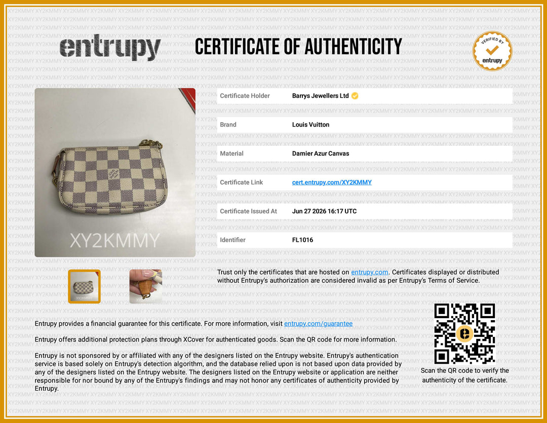 Damier Azur Mini Pochette Accessoires
