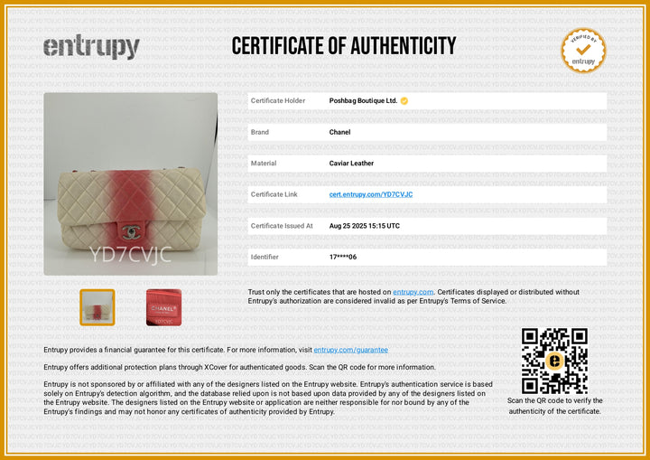 Ombre Jumbo Caviar Quilted Single Flap