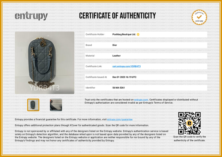 Lady Dior Call'in Dior Phone Holder