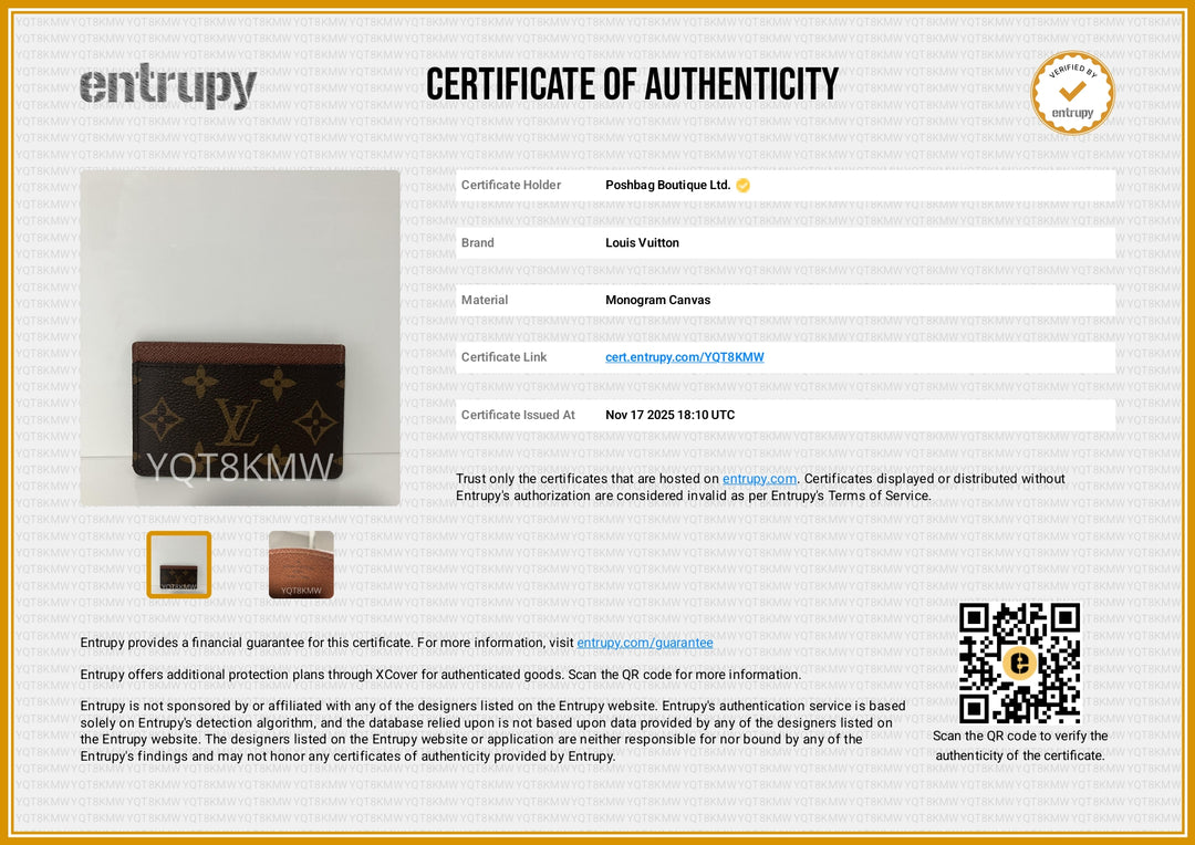 Monogram Canvas Card Holder