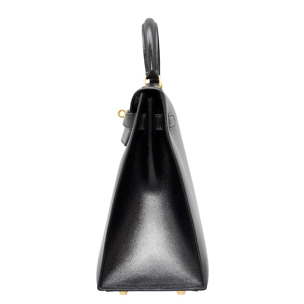 Kelly 32 Black Sellier 1999 Bag