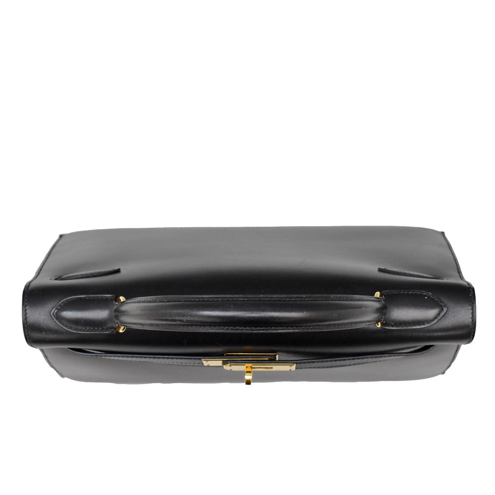Kelly 32 Black Sellier 1999 Bag