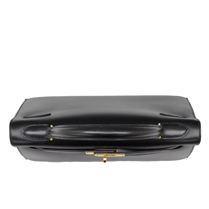 Kelly 32 Black Sellier 1999 Bag