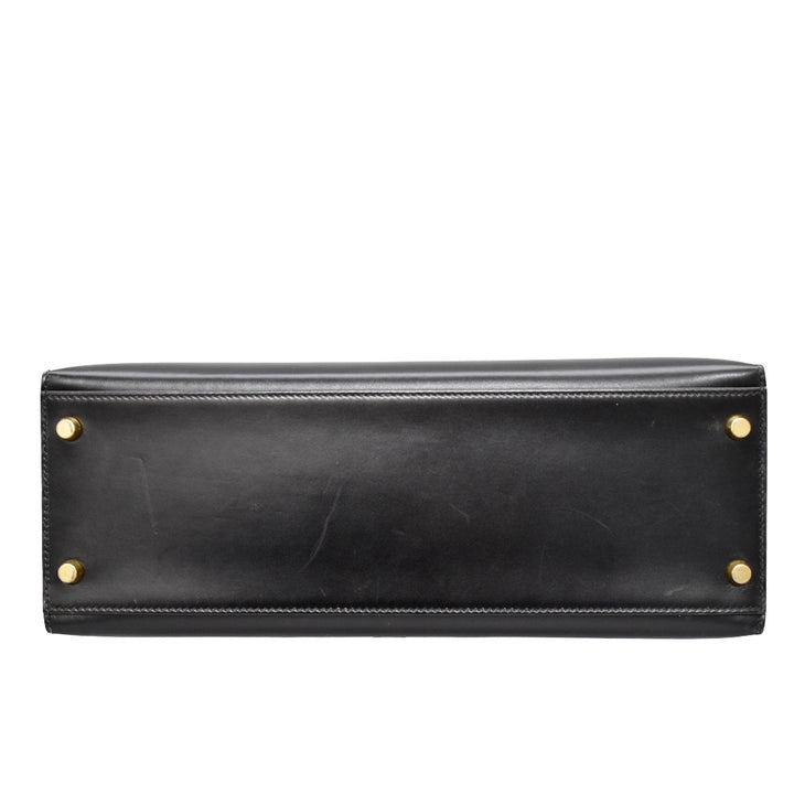 Kelly 32 Black Sellier 1999 Bag