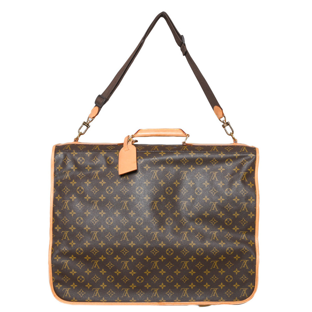 Monogram Portable Bandouliere Garment Bag with Strap