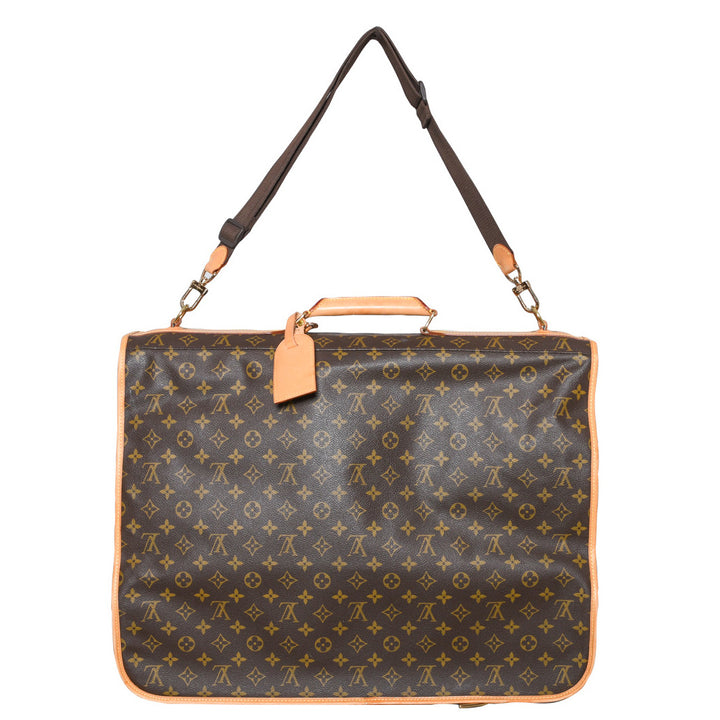 Monogram Portable Bandouliere Garment Bag with Strap