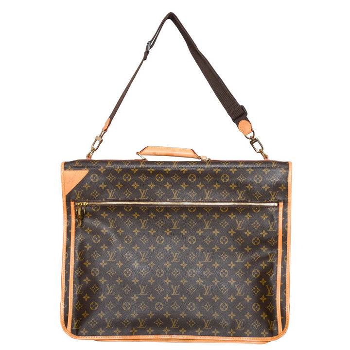Monogram Portable Bandouliere Garment Bag with Strap