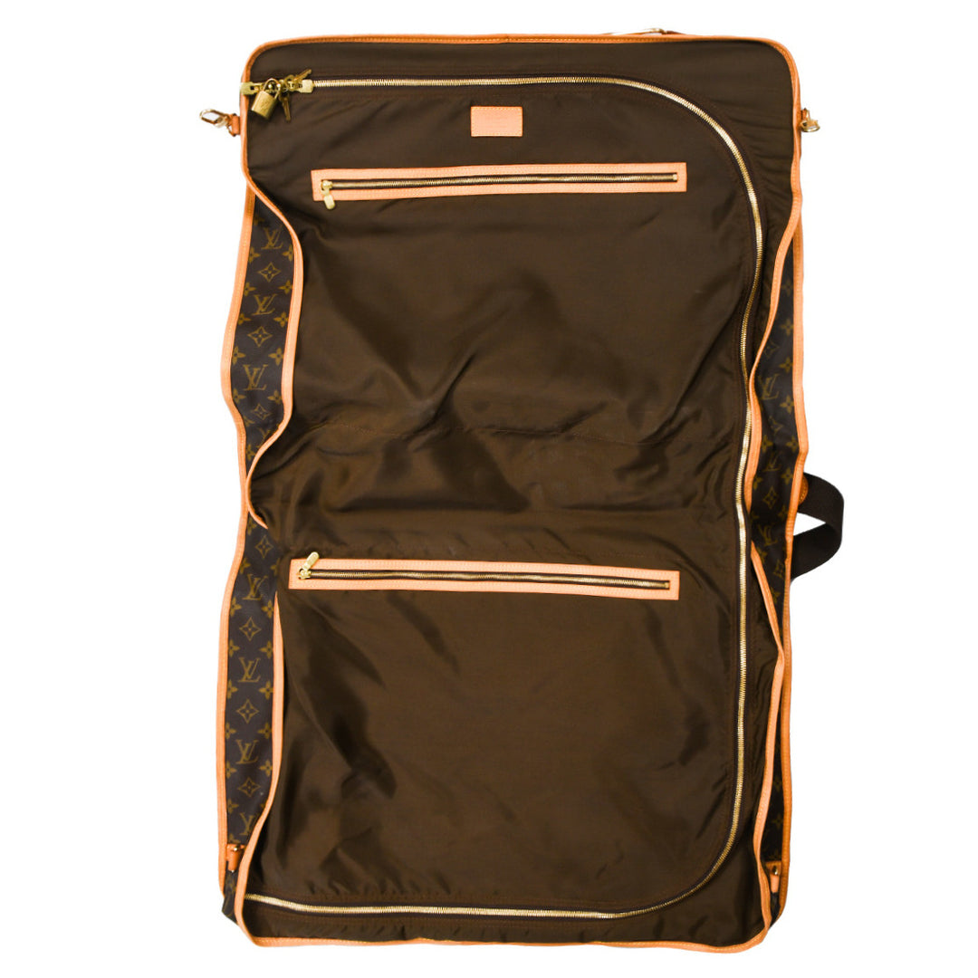 Monogram Portable Bandouliere Garment Bag with Strap