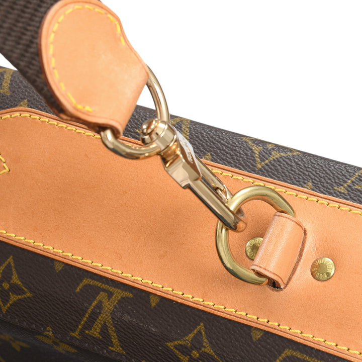Monogram Portable Bandouliere Garment Bag with Strap