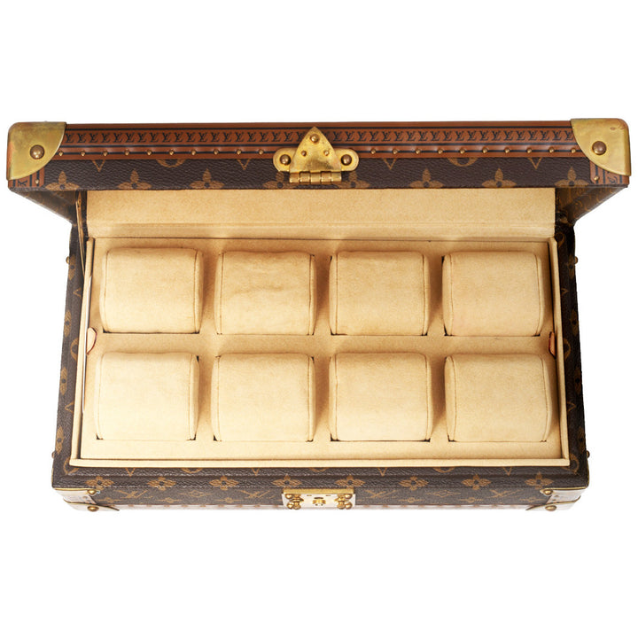 8 Montre Trunk Watch Case in Classic Monogram