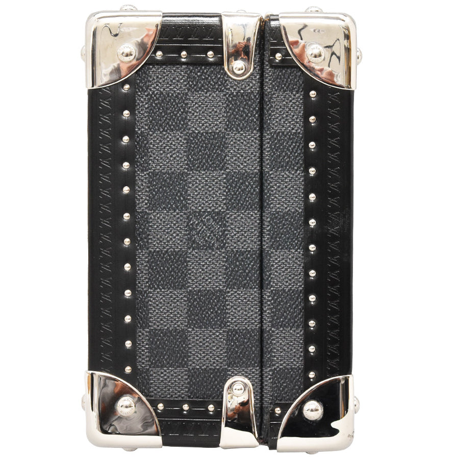 8 Montre Trunk Watch Case in Damier Graphite