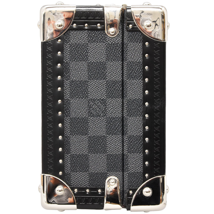 8 Montre Trunk Watch Case in Damier Graphite