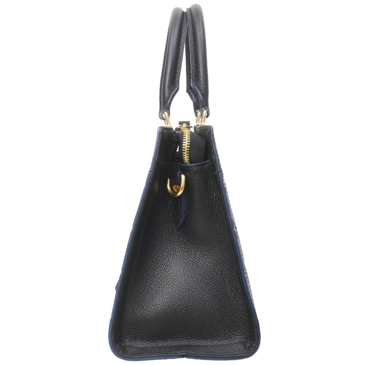 Empreinte Sully Leather Bag in Blue/Black