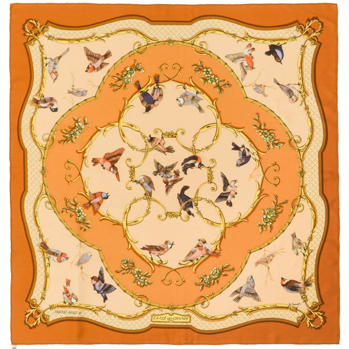 La Cle Des Champs Silk Scarf