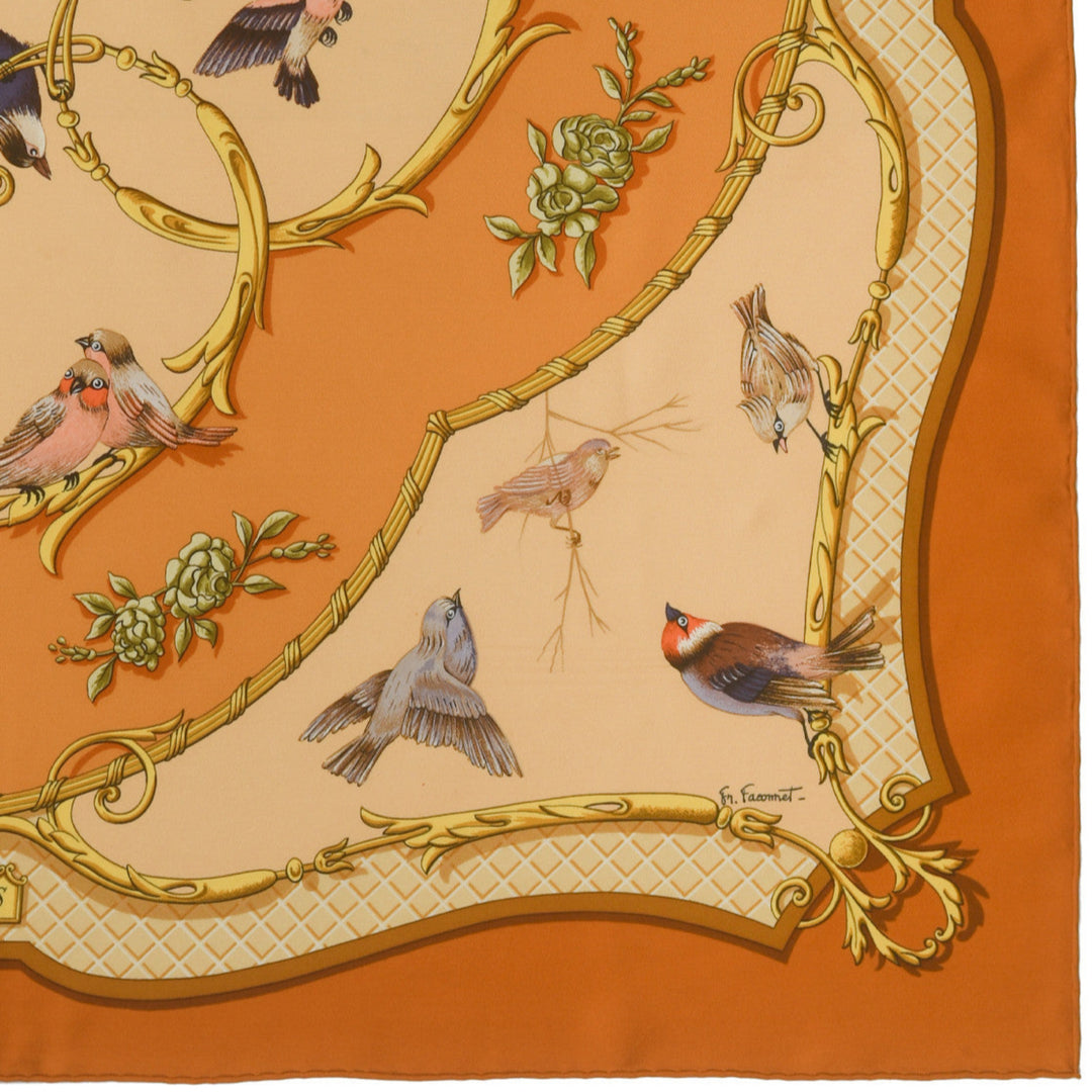 La Cle Des Champs Silk Scarf