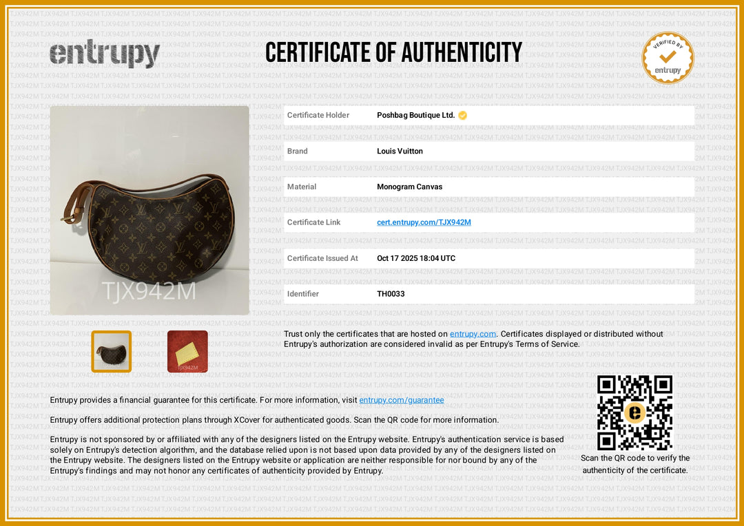 Croissant MM Monogram Canvas Bag