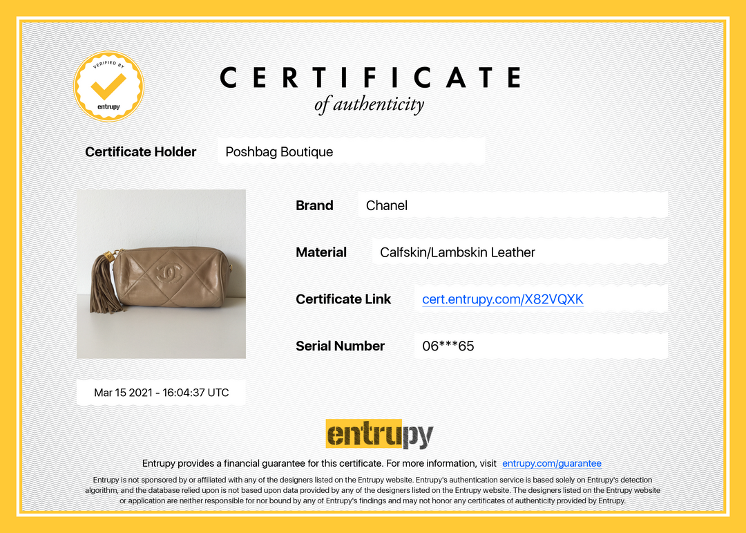 CC Tassel Lambskin Crossbody Bag