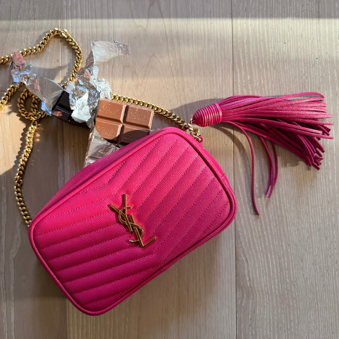 Mini Lou Grain de Poudre Crossbody Bag