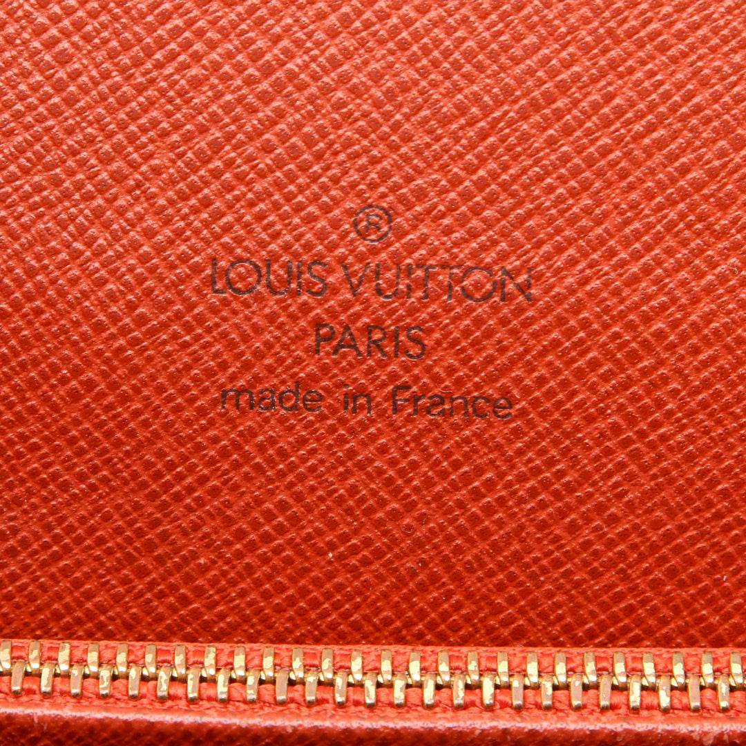 tribeca long damier ebene canvas bag