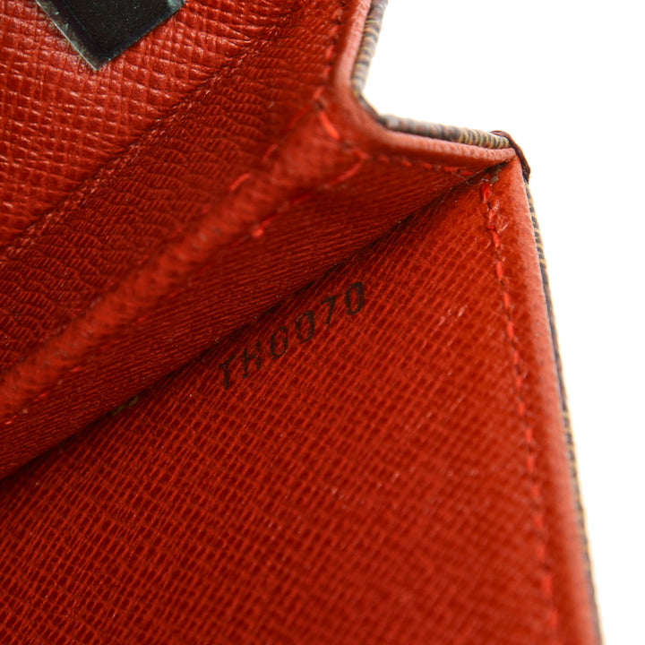 tribeca long damier ebene canvas bag