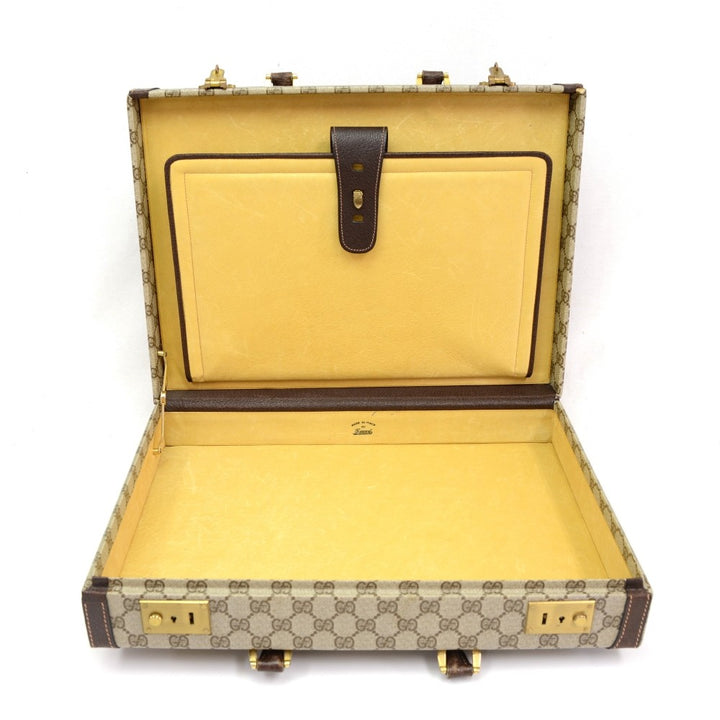 guccissima canvas vintage briefcase