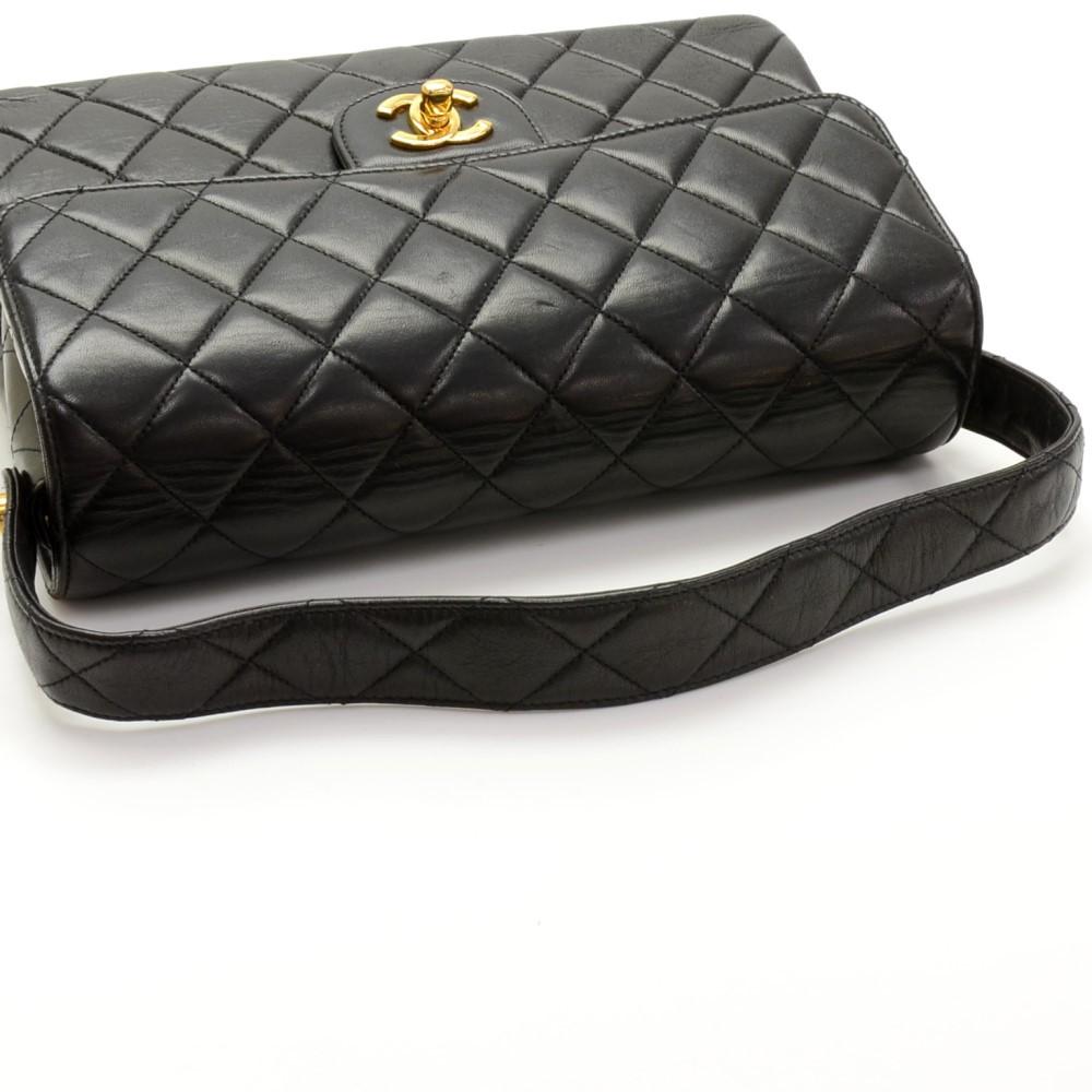 10" double sided flap handbag
