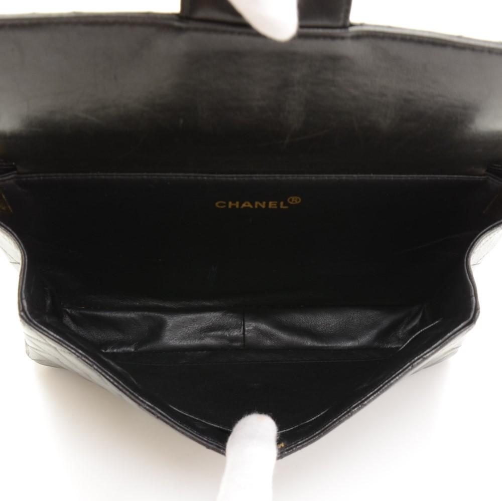 10" double sided flap handbag