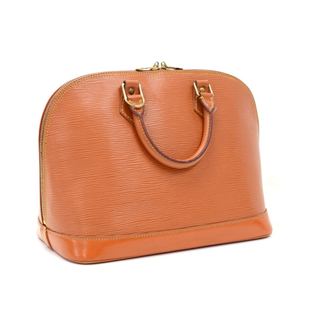 alma kenyan fawn epi leather handbag